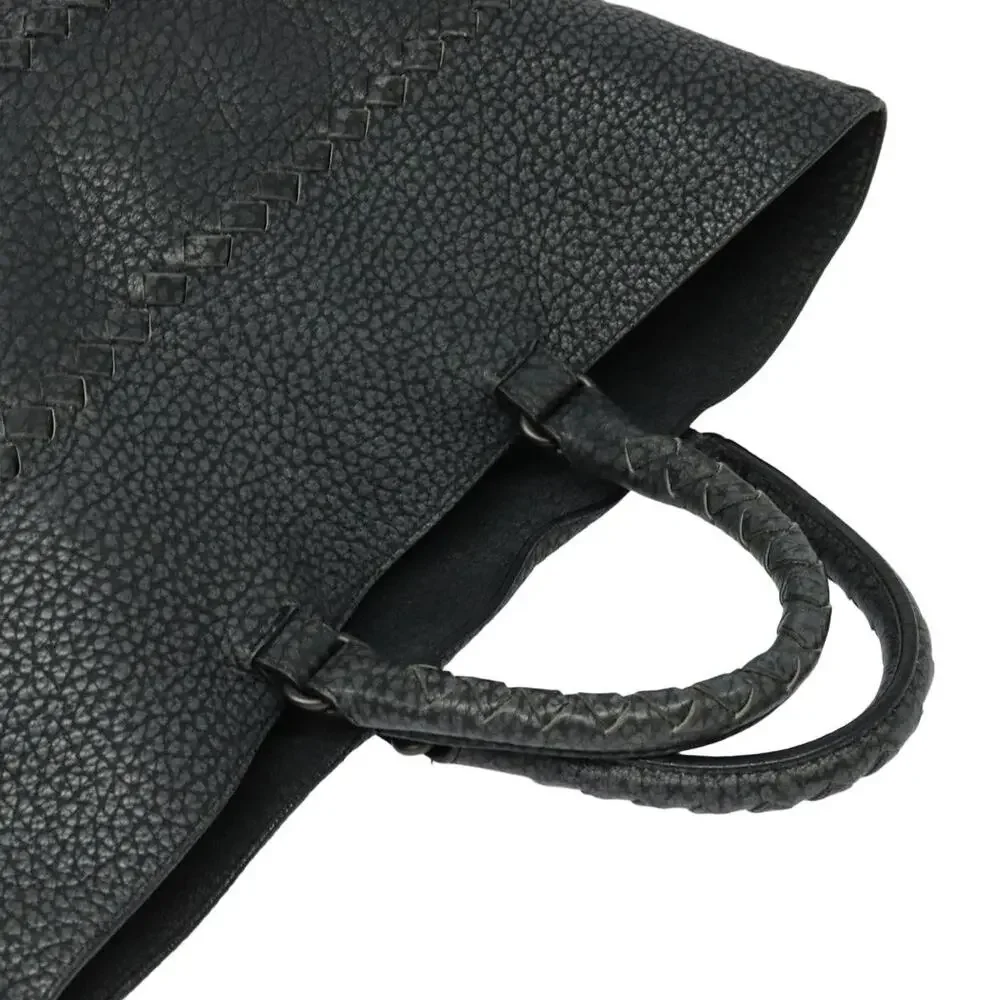 Bottega Veneta Intrecciato Tote Bag Gray